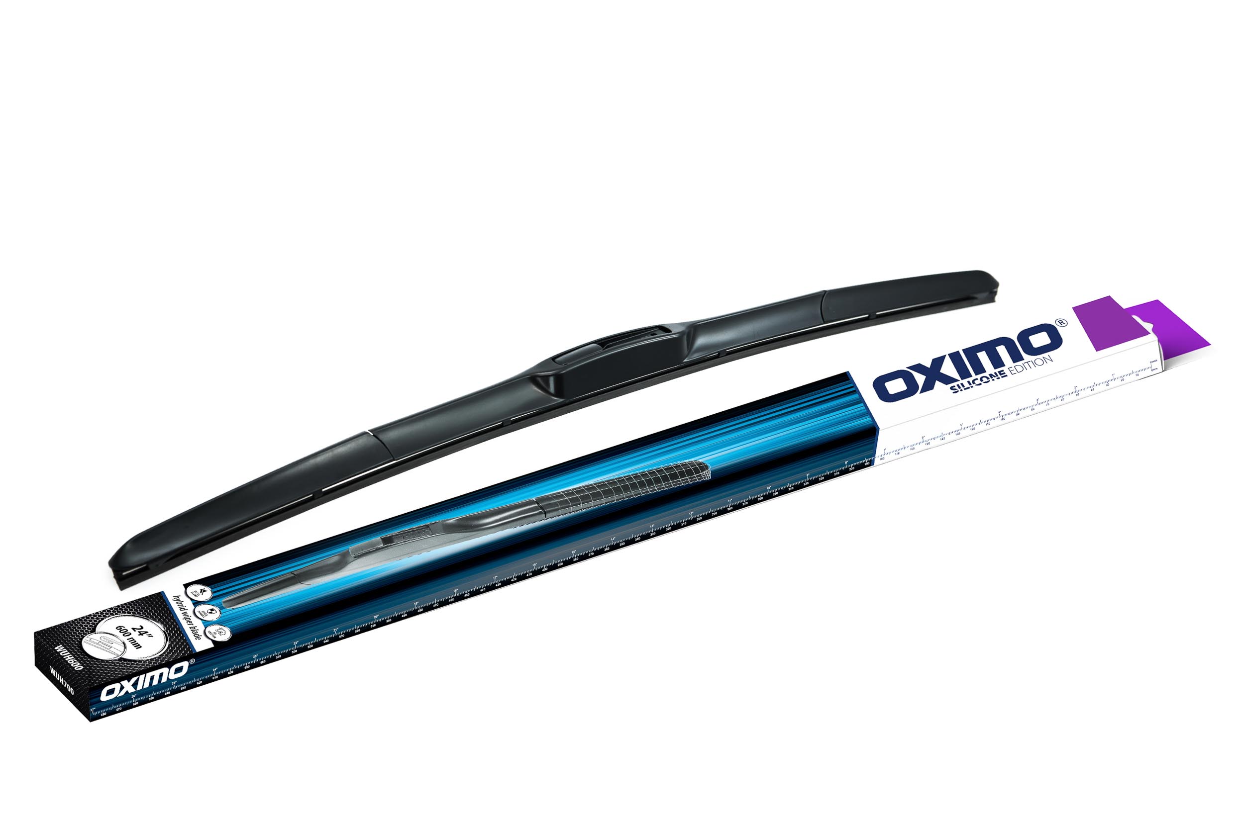 OXIMO WUH600 1db 60cm-es ablaktörlő lapát Hibrid